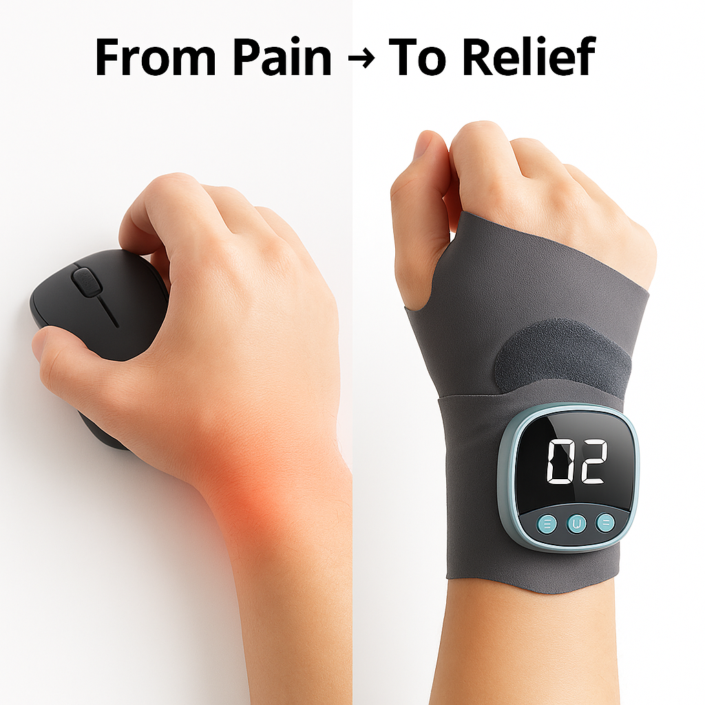 BotaniqLabs™ EMS Heating Hand & Wrist Massager